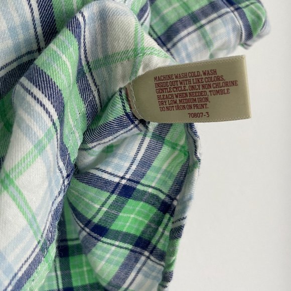 NWT - Arizona Jeans - Long-Sleeved Button Down Plaid Shirt - Large - Picture 13 of 14